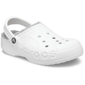 Zuecos Crocs Baya Forro Hombre Blancos | Mexico 0775XYUF